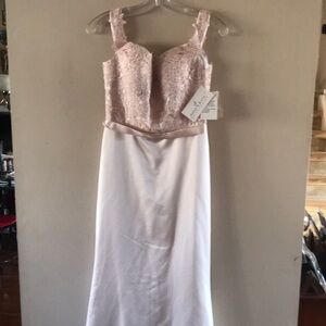 Bridesmaid Blush Pink Gown NWT Size 8